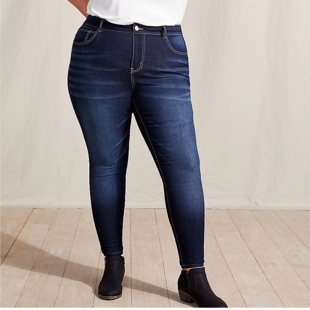 Plus size m jeans by Maurices Everflex Super Skinny High Rise Stretch Jean